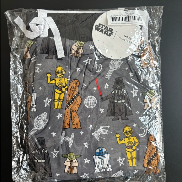 Little Sleepies Star Wars men’s pajama pants(small) NEW WITH TAGS - Picture 3 of 3